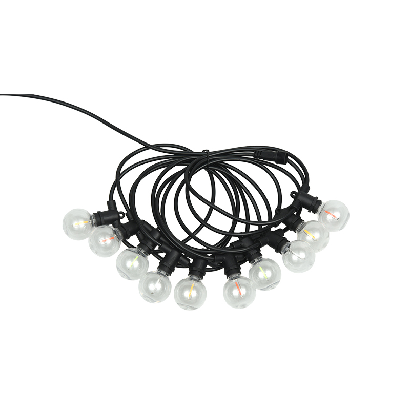 G40 Ball Bubble E12 Spirálové ústí barevné dekorativní LED osvětlení